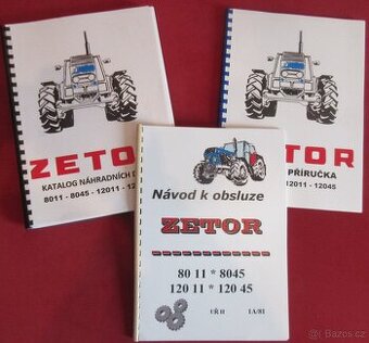 ZETOR 8011 - 12045 PŘÍRUČKY