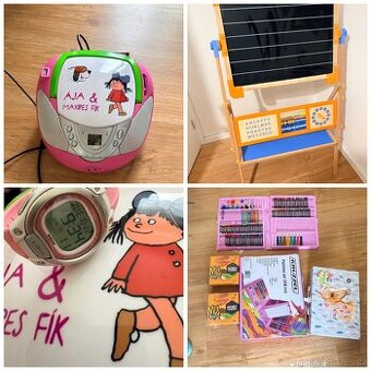 Dětské radio GoGEN tabule hodinky a hry