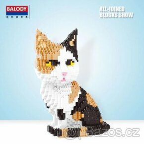 Stavebnice Kočky mourek, kompatibilní s LEGO