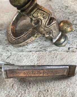 Stříbrná spona ze starověkého Říma