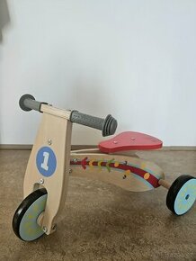 Dřevěné odrážedlo jako nové