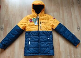 Nová zimní lyžařská bunda Trollkids, 158-164, voděodolná