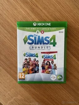 ZÁNOVNÍ hra Sims 4 a doplněk Kočky a psi Xbox One X Enhanced