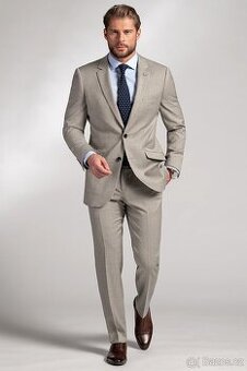 Oblek Bandi Sabbia M - Slim fit