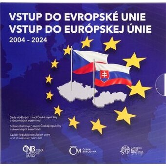 Súbor mincí SR (2024) - 20.výročie vstupu Slovenskej a Česke
