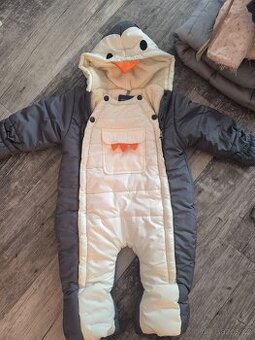 Zimní overal tučňák