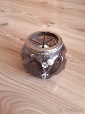 Skleněný svícen na 1 čajovou svíčku