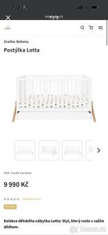 Dětská postýlka 140x70