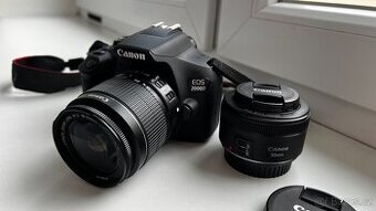 Canon EOS2000D 18-55mm nebo plus 50mm 1.8