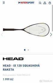 Prodám squash raketa Haed Intelligence ix120