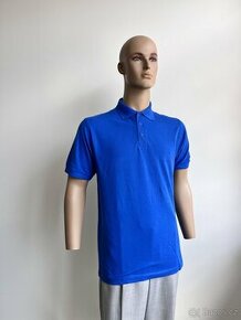 Nové modré triko s límečkem B&C Safran