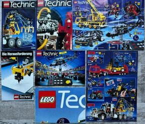 Lego Technic katalogy a plakát od roku 1989