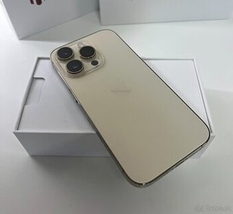Apple iPhone 14 Pro, 128GB, Gold - záruka 12 měsíců
