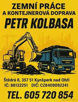 Zemní a výkopové práce, kontejnerová doprava