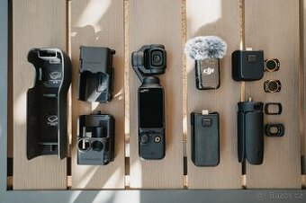 DJI Osmo Pocket 3 Creator Combo + filtry a mounty, v záruce