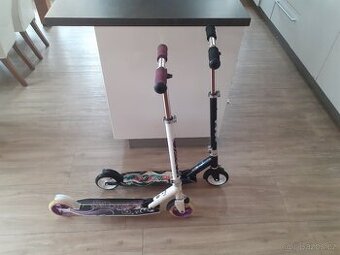 Prodám 2 skládací koloběžky - nosnost 100kg