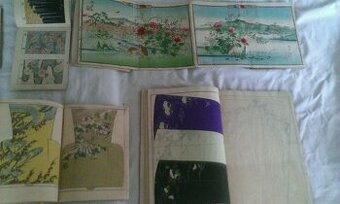 Starožitné Alba JAPONSKÝCH DŘEVOŘEZŮ - Mistři 19 století