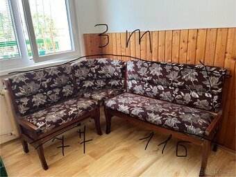 Kuchyňská rohová lavice.