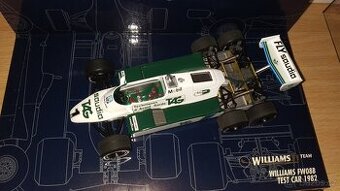 F1 Williams FW08B Test Car #1 K Rosberg 1982 Minichamps 1:43 - 1