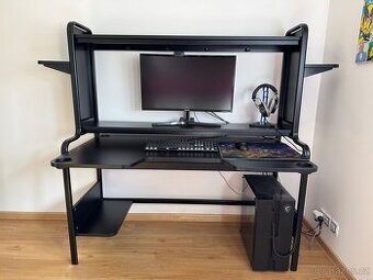 Herní stůl Fredde Ikea černý - 1
