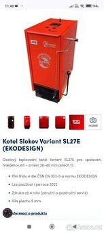 Kotel Slokov Variant SL27E (EKODESIGN)