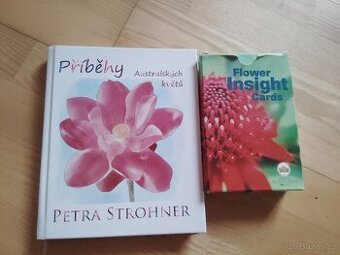 Karty Australské květiny a kniha
