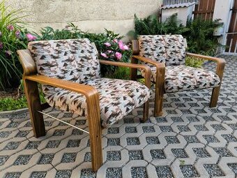 Retro křesla Ludvík Volák - Dřevopodnik Holešov