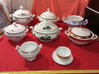 Teriny 7 ks + miska na polévku