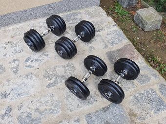 Jednoručky činky 2x10kg + 2x15kg (NOVÉ)