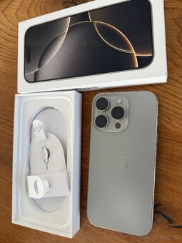 Apple iPhone 16 Pro 256GB přírodní titan TOP stav