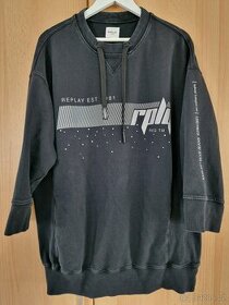 Mikinové šaty/dlouhá mikina