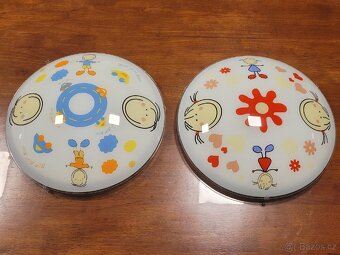 Dětská stropní svítidla - 2 ks.