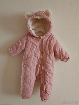 Luxusní Teplá Zimní Kombinéza velikost 80 9-12 měsícu