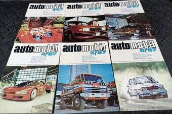 12X ČASOPIS AUTOMOBIL 1987, TATRA LIAZ DAKAR, TATRA 613