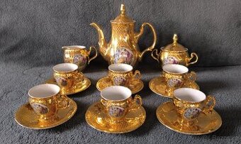 porcelánový kávový servis