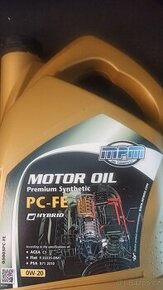 5L 0w20 motor oil premium synthetic PC-FE