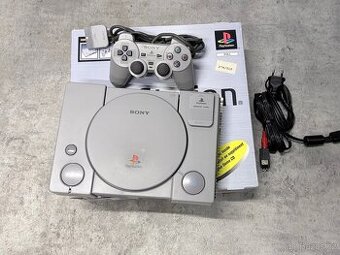 - TOP PS1 Sony Scph-7502C kompletní v krabici -