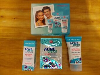 Sada pro péči o pleť, na akné 4 kusy Dermacol, unisex holky