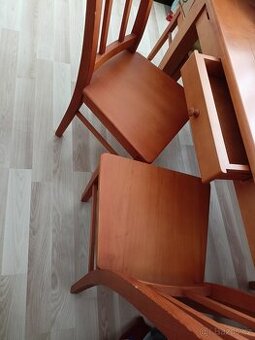 Stůl židle masiv javor