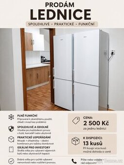 Prodám lednice – funkční a spolehlivé