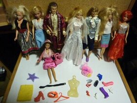 Nabídka panenek Barbie orig.+neorig.Mattel,školní batohy