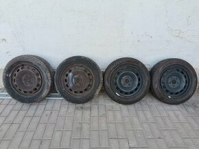 205/55 R16 zimní sada plechových kol 5x112