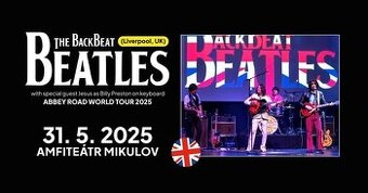 Prodám 2 lístky naThe Backbeat Beatles v  Mikulově-Amfiteátr