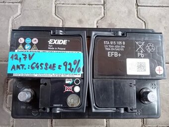 Autobaterie 12V 70AH