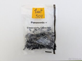 Kondenzátor elektrolytický 1uF/50V Panasonic