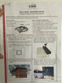 Napojení parozábrany na komín