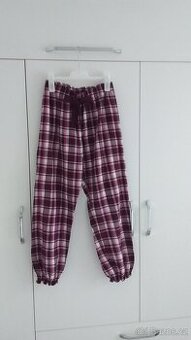 Domácí kalhoty / pyžamo flanelové XS - 1