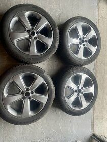 Alu sada Opel 18” 5x105, pneu Continental 215/55/18. SLEVA