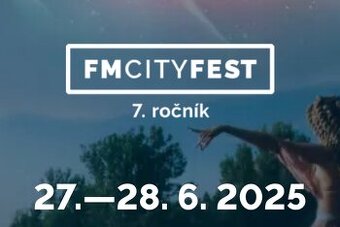 1ks vstupenka na FM city fest