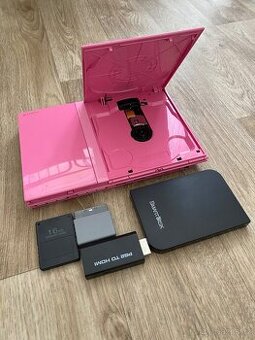 Playstation 2 Limitovaná růžová edice (100+ her)